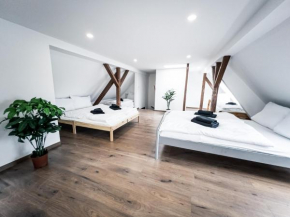 Schickes Apartment für bis zu 10 Personen - 4 Einzelbetten & 3 Doppelbetten, Leipzig